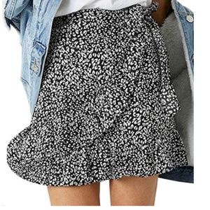 High Waist Swing Mini Skirt